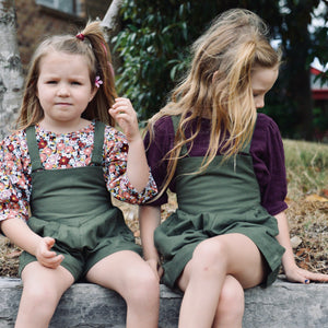 Greta-May Overalls - Green